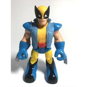 Wolverine Rescue Heroes 6" Action Figure Blue Vest 2003 Playwell Toy Biz Rare
